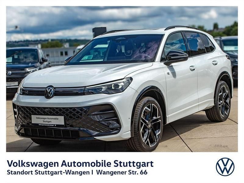 Oryxweiß perlmutteffekt Gebraucht 2024 VW Tiguan R-line SUV | 47.890 € (Fairer Preis) - Bild 1/4