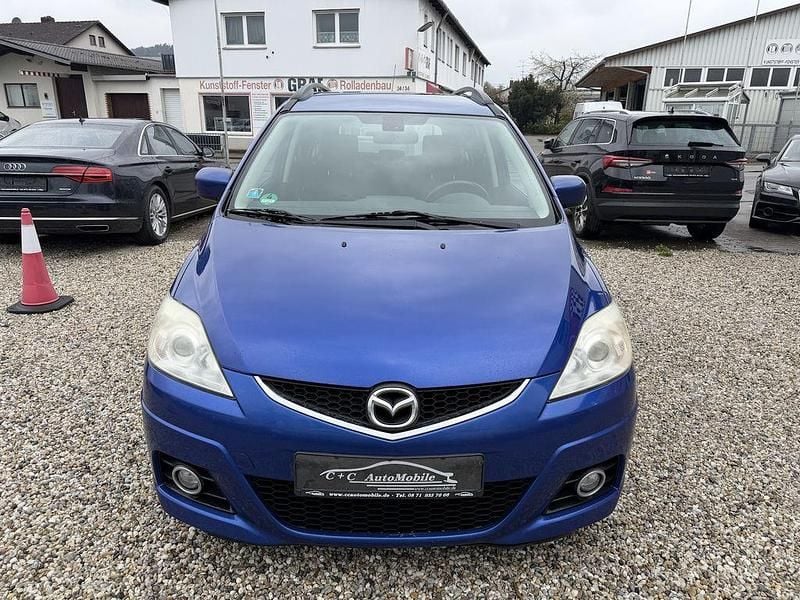 Gebraucht Mazda 5 Comfort 110 PS (80 kW) 2009 Aurura blau mica Van / Kleinbus