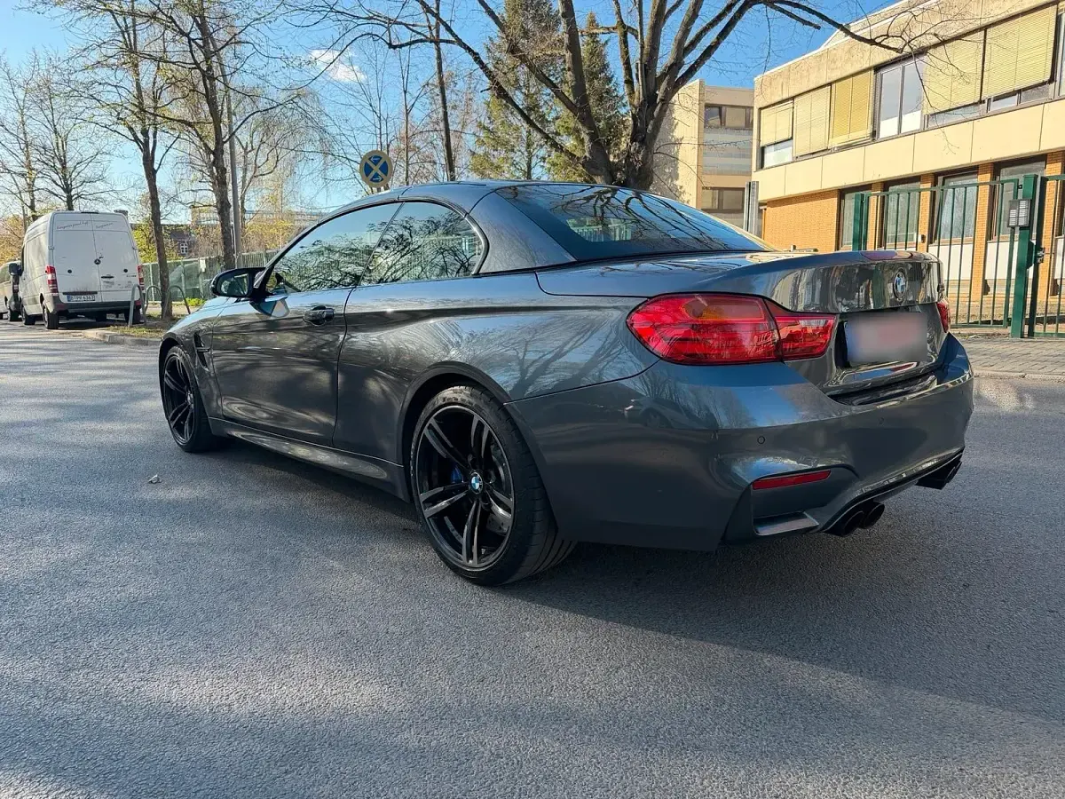 Gebraucht BMW M4 Cabriolet Shadowline 431 PS (317 kW) 2015 Grau Cabrio