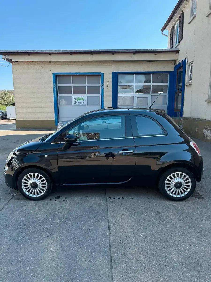 Gebraucht Fiat 500 Lounge 86 PS (63 kW) 2012 Schwarz Kleinwagen