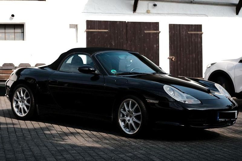Gebraucht Porsche Boxster 228 PS (167 kW) 2002 Schwarz Cabrio