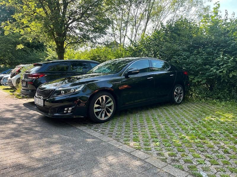 Schwarz Gebraucht 2014 Kia Optima Limousine | 9.999 € (Fairer Preis) - Bild 1/4