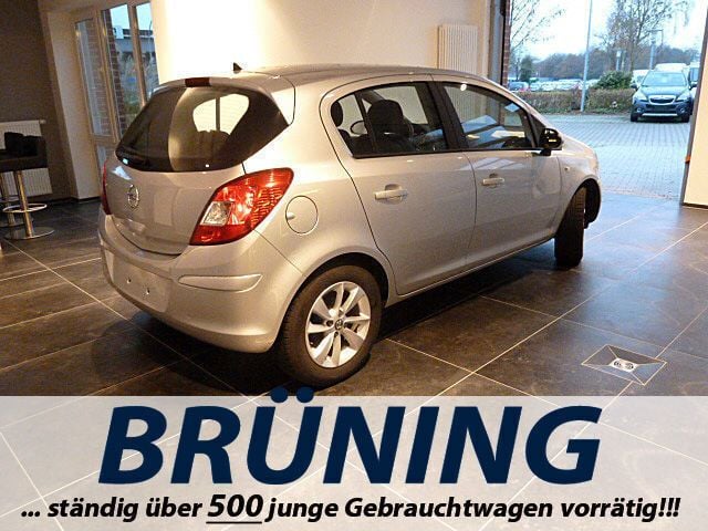 Gebraucht Opel Corsa 86 PS (63 kW) 2014 Silber metallic Kleinwagen