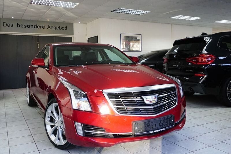 Rot Gebraucht 2018 Cadillac ATS Limousine | 18.950 € - Bild 1/4