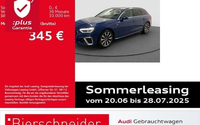 Blau Gebraucht 2024 Audi A4 S-Line Kombi | 38.950 € (Fairer Preis) - Bild 1/4