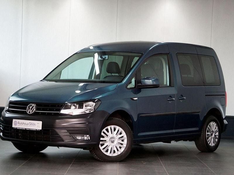 Usata VW Caddy Trendline 102 CV (75 kW) 2018 Verde Monovolume