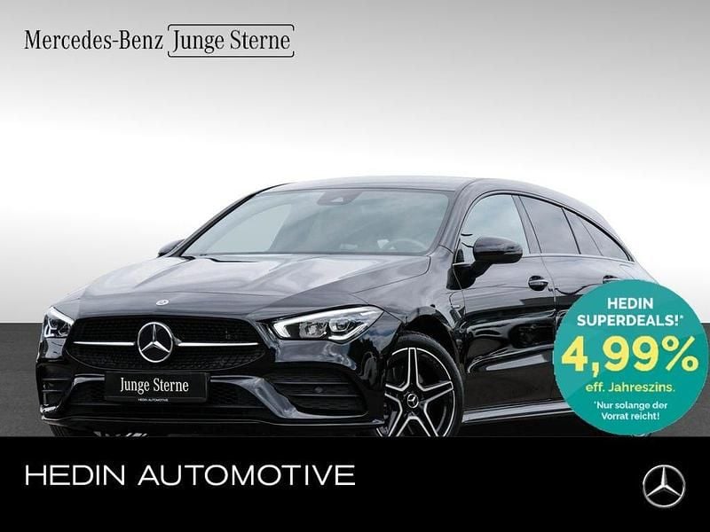 Schwarz Gebraucht 2021 Mercedes CLA250e Shooting Brake AMG Kombi | 25.280 € (Guter Preis) - Bild 1/4