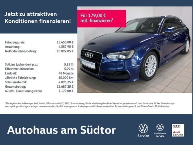 Gebraucht Audi A3 Ambiente 179 PS (131 kW) 2015 Scubablau metallic (metallic) Limousine