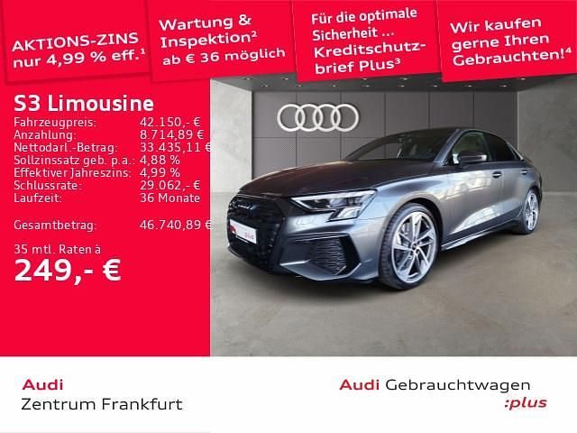 Daytonagrau perleffekt/daytona Gebraucht 2024 Audi S3 Ambiente Limousine | 42.450 € (Guter Preis) - Bild 1/2