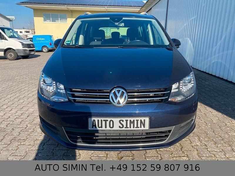 Gebraucht VW Sharan Cup 177 PS (130 kW) 2014 Blau Van / Kleinbus