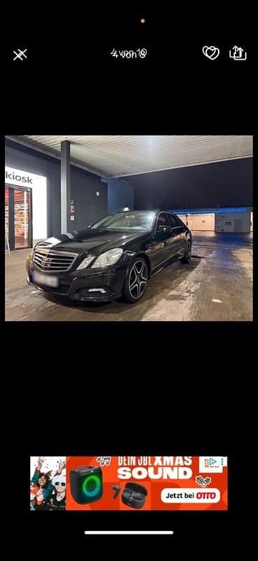 Brugt Mercedes E350 265 HK (194 kW) 2010 Sort Sedan