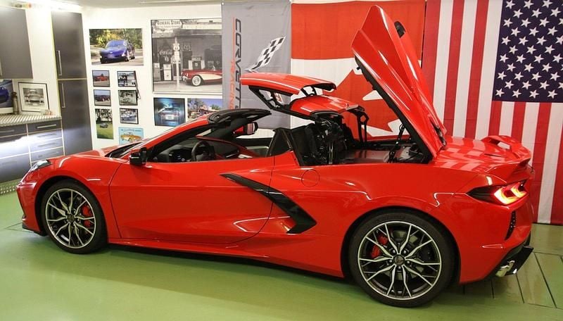 Gebraucht Corvette C8 481 PS (353 kW) 2023 Rot Cabrio