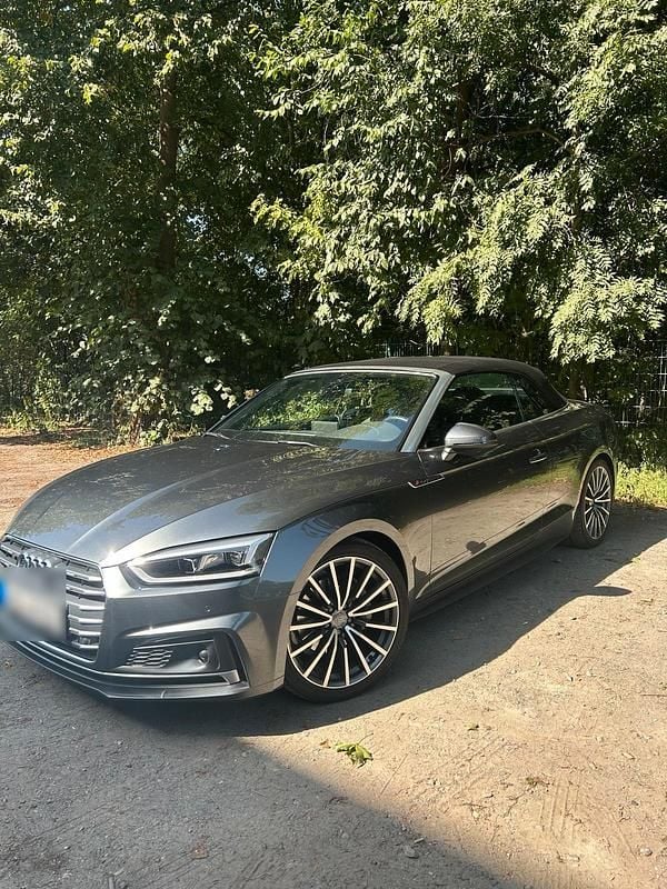 Grau Gebraucht 2017 Audi A5 Cabriolet S-Line Cabrio | 25.000 € (Superpreis) - Bild 1/4