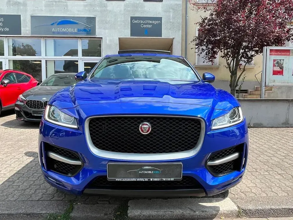 Gebraucht Jaguar F-Pace R-Sport 241 PS (177 kW) 2020 Blau SUV