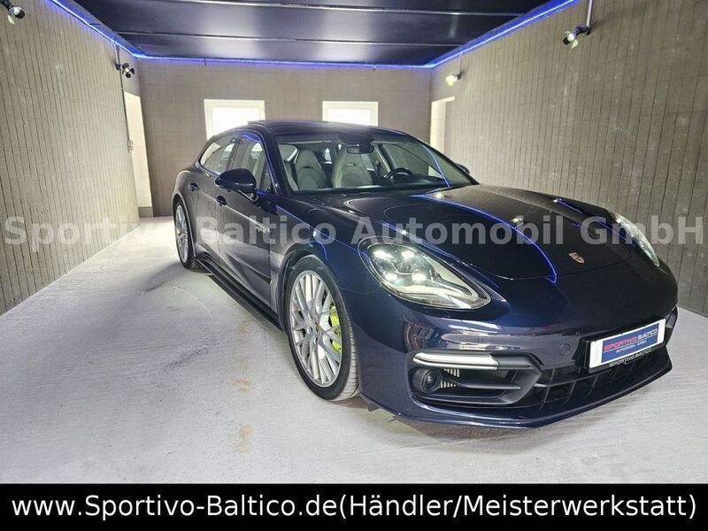 Blau Gebraucht 2019 Porsche Panamera S E-Hybrid Sport Turismo Limousine | 69.400 € (Guter Preis) - Bild 1/4