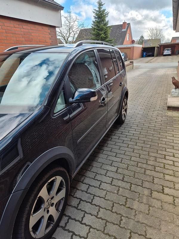 Gebraucht VW Touran Cross 105 PS (77 kW) 2007 Schwarz Van / Kleinbus