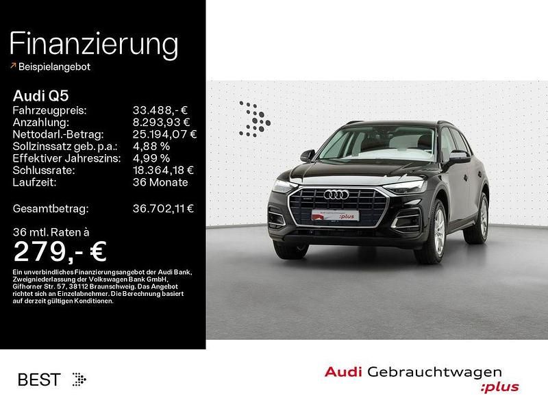 Brillantschwarz Gebraucht 2023 Audi Q5 SUV | 33.488 € - Bild 1/4