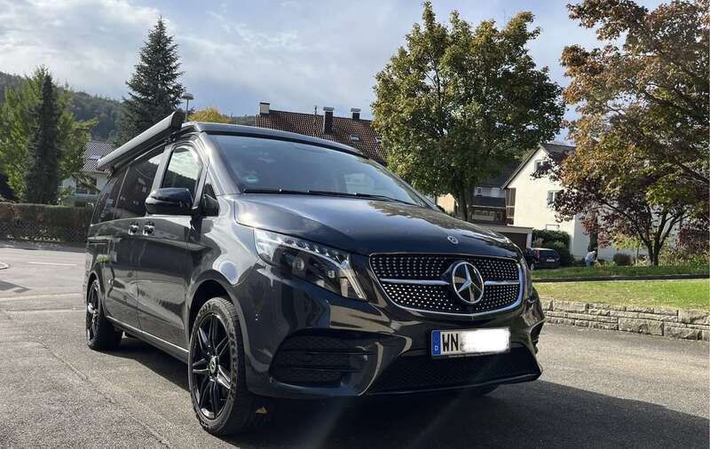Grau Gebraucht 2024 Mercedes V300 Marco Polo Van / Kleinbus | 86.400 € (Teuer) - Bild 1/4