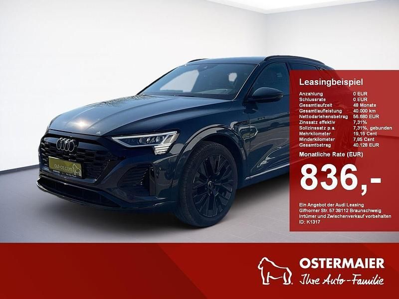Plasmablau metallic Gebraucht 2023 Audi Q8 e-tron S-Line SUV | 49.880 € (Guter Preis) - Bild 1/4