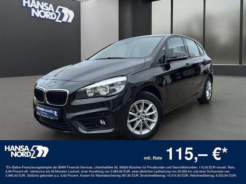 Schwarz Gebraucht 2017 BMW 218 Active Tourer Advantage Van / Kleinbus | 12.150 € (Fairer Preis) - Bild 1/4