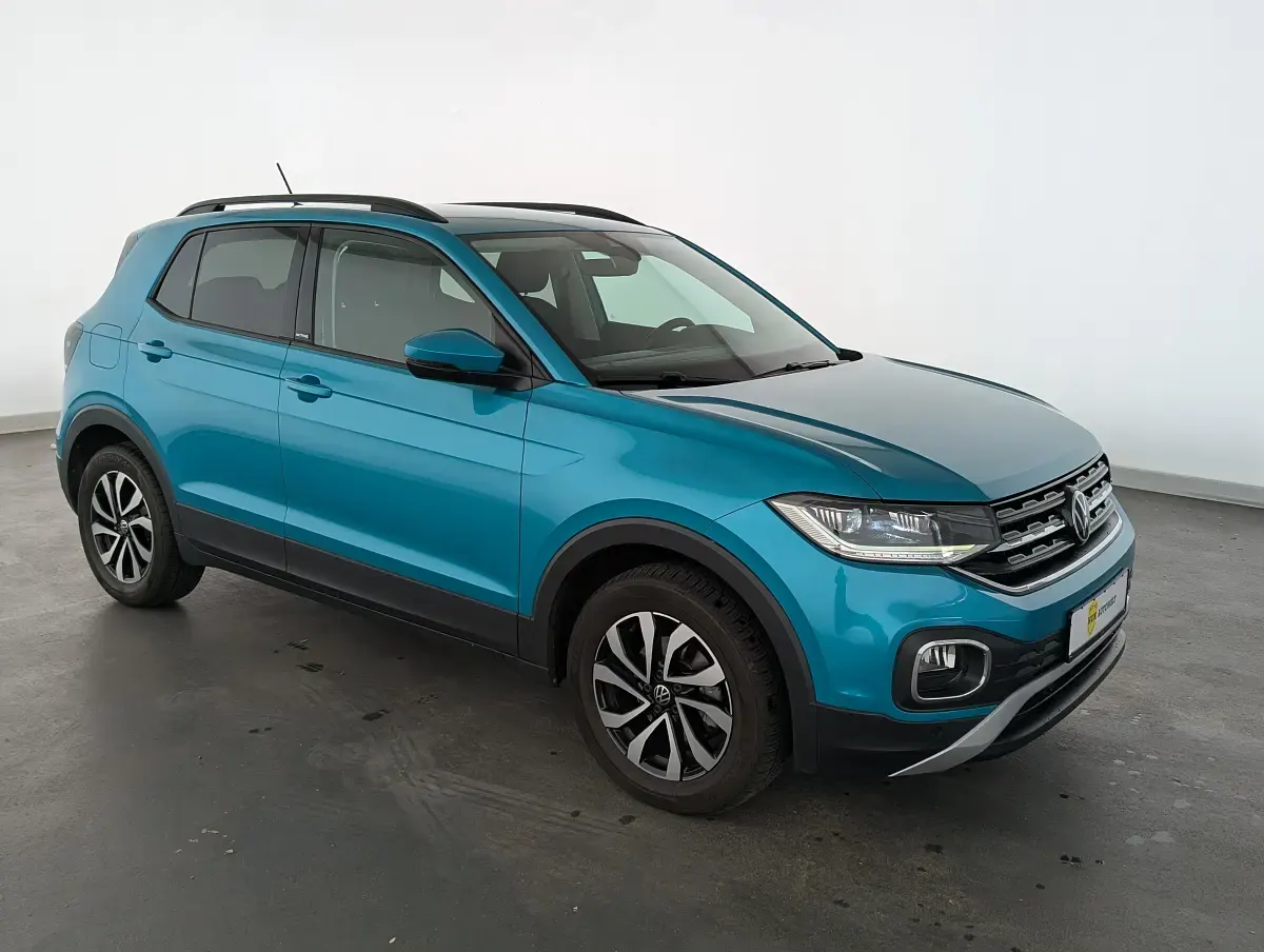 Gebraucht VW T-Cross Active 150 PS (110 kW) 2021 Makena tuerkis SUV