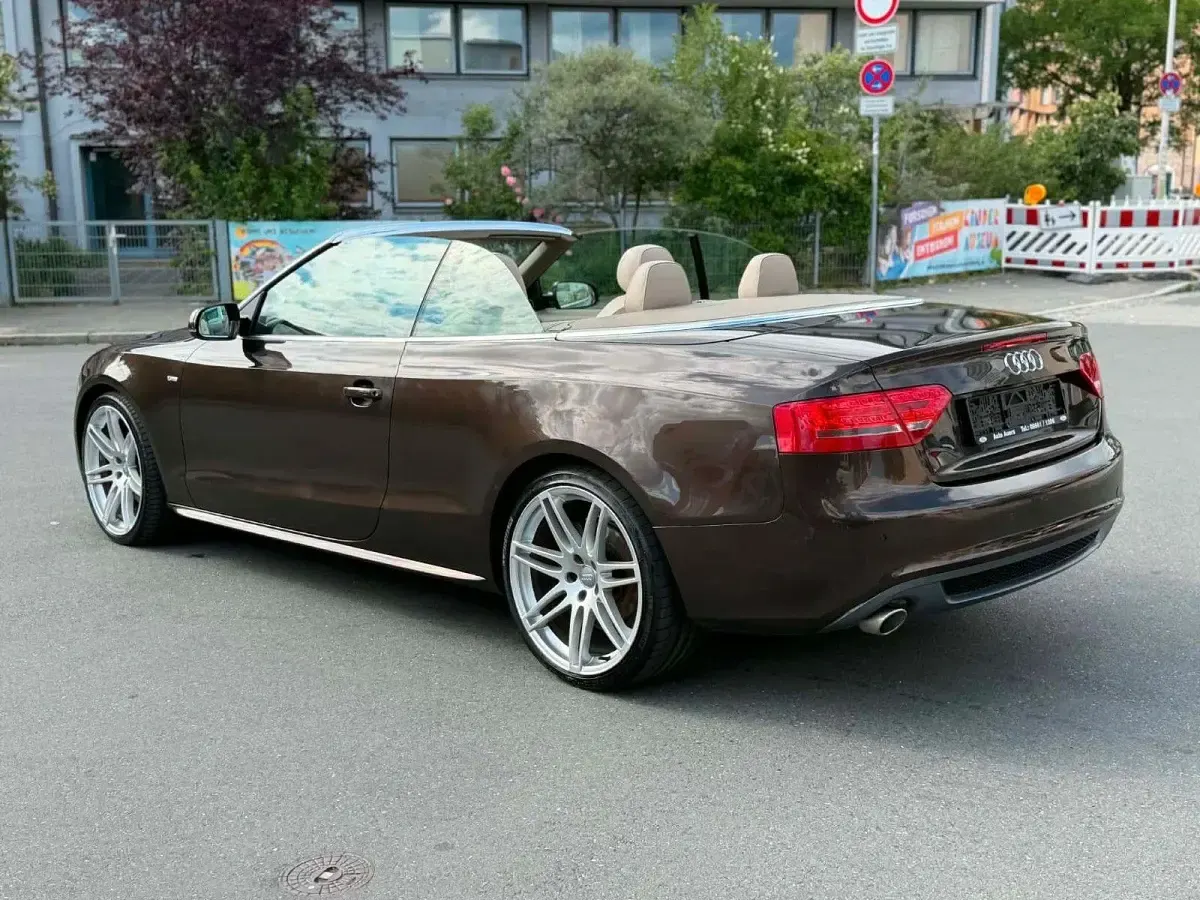 Gebraucht Audi A5 Cabriolet S-Line 239 PS (175 kW) 2009 Braun Cabrio