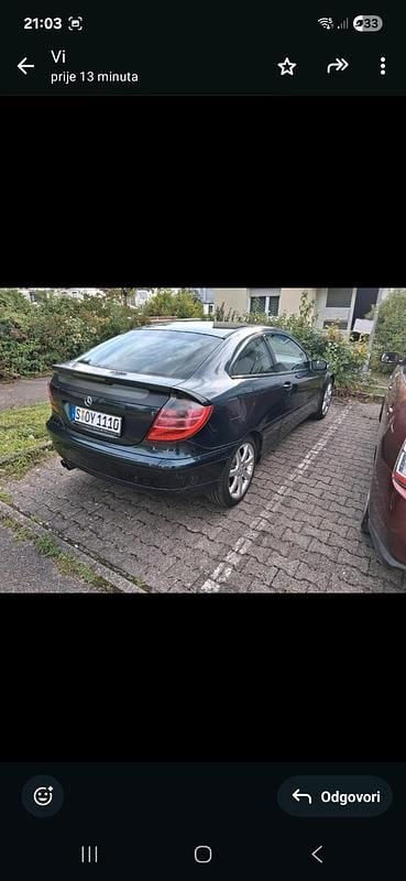 Gebraucht Mercedes C180 163 PS (119 kW) 2003 Blau Coupé