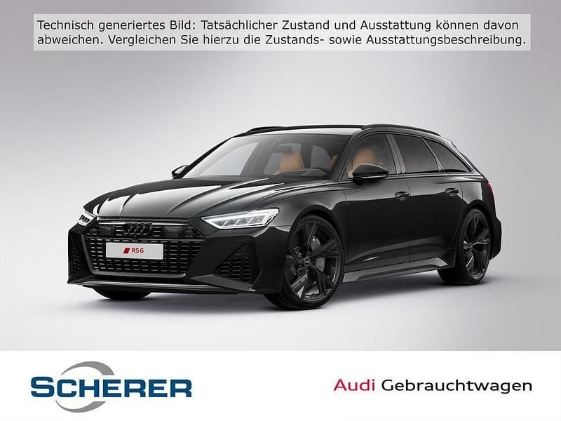 Schwarz (metallic) Gebraucht 2023 Audi RS6 Ambiente Kombi | 106.450 € (Guter Preis) - Bild 1/4