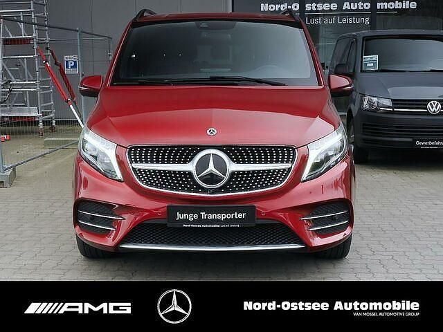 Gebraucht Mercedes V300 Avantgarde Edition 239 PS (175 kW) 2020 Rot hyazinthrot metallic Van / Kleinbus