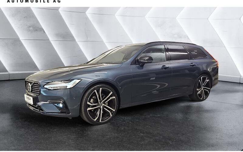 Blau Gebraucht 2022 Volvo V90 R-Design Kombi | 44.490 € - Bild 1/4