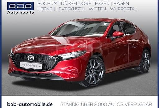 Neu Mazda 3 Exclusive 140 PS (102 kW) 2025 Rot Limousine
