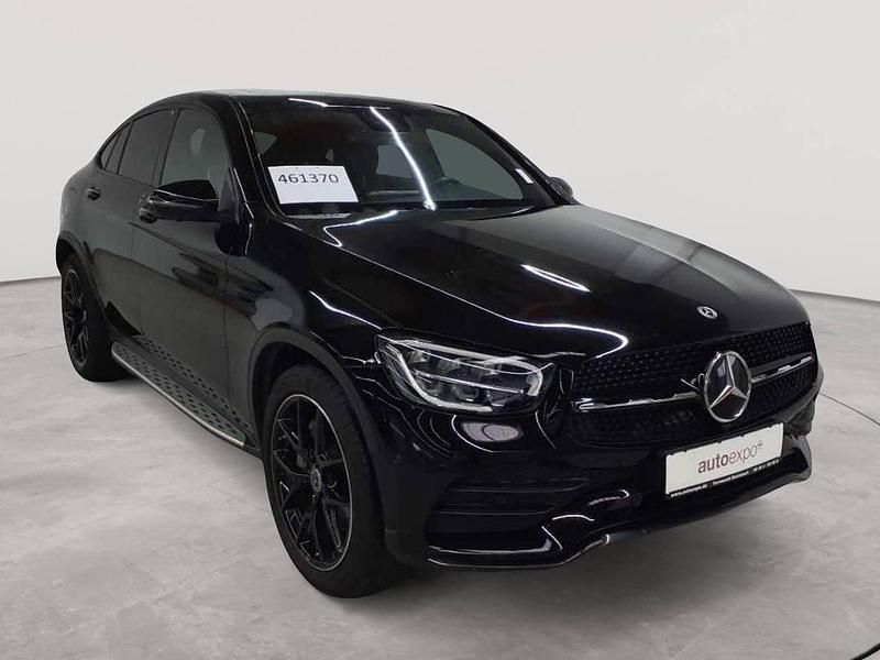 Schwarz Gebraucht 2022 Mercedes GLC220 AMG line Plus Coupé | 45.890 € (Etwas zu teuer) - Bild 1/4