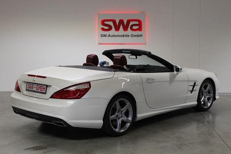 Gebraucht Mercedes SL500 AMG 435 PS (319 kW) 2015 Weiß Cabrio