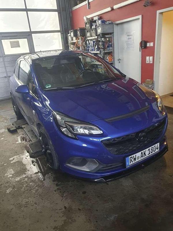 Opal blau (met) Gebraucht 2018 Opel Corsa OPC Kleinwagen | 16.800 € (Teuer) - Bild 1/4