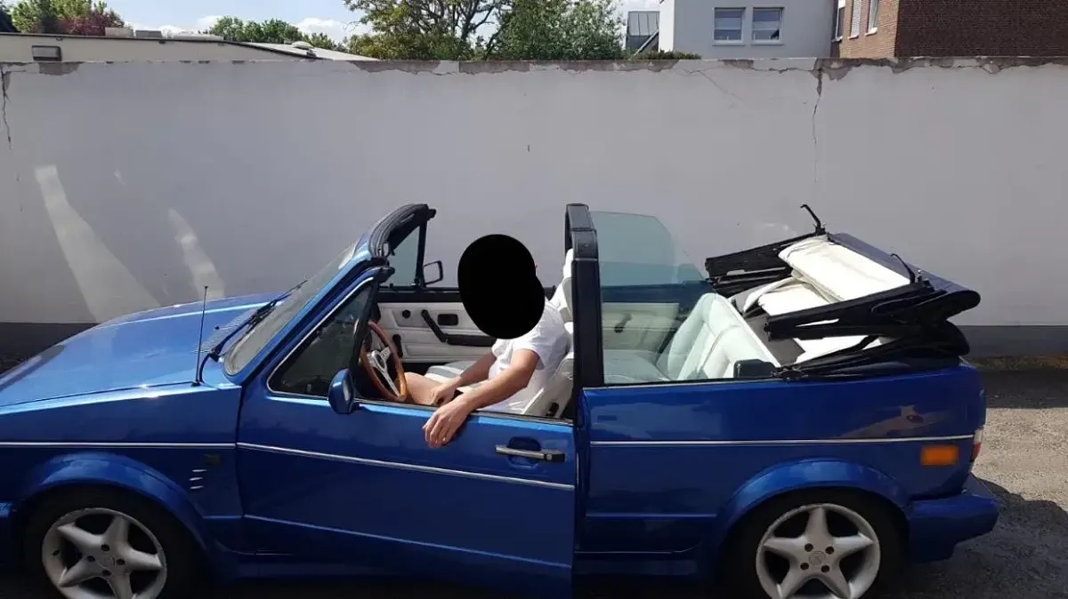 Gebraucht VW Golf Cabriolet 95 PS (69 kW) 1986 Blau Cabrio