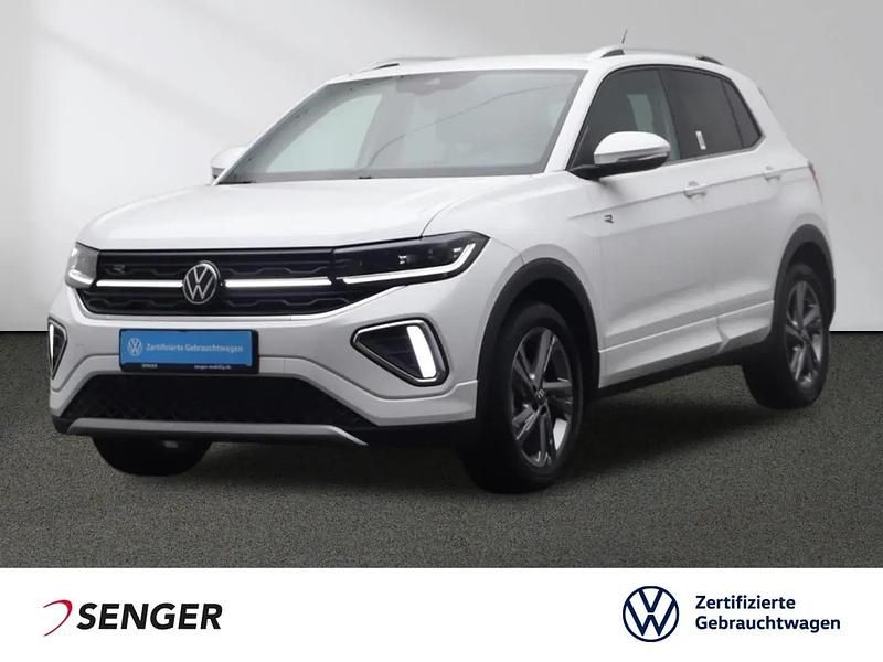 Weiß Gebraucht 2024 VW T-Cross R-line SUV | 27.380 € (Fairer Preis) - Bild 1/1