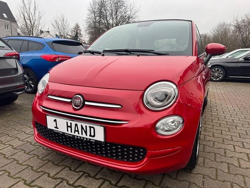 Rot Gebraucht 2021 Fiat 500C Lounge Cabrio | 9.999 € (Guter Preis) - Bild 1/4