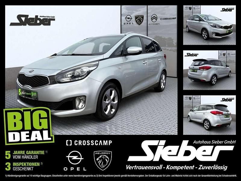 Brilliantsilber met. Gebraucht 2014 Kia Carens Vision Van / Kleinbus | 8.990 € (Fairer Preis) - Bild 1/4