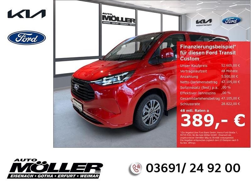 Neu Ford Transit Custom Limited 232 PS (170 kW) 2026 Rot Kombi