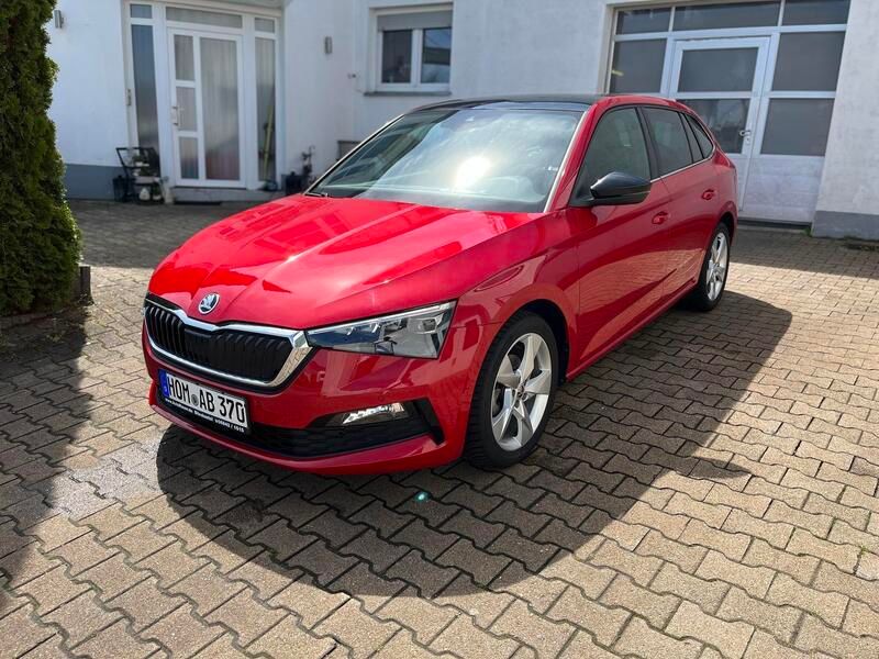 Velvet rot Gebraucht 2019 Skoda Scala Style Kleinwagen | 19.000 € (Etwas zu teuer) - Bild 1/4