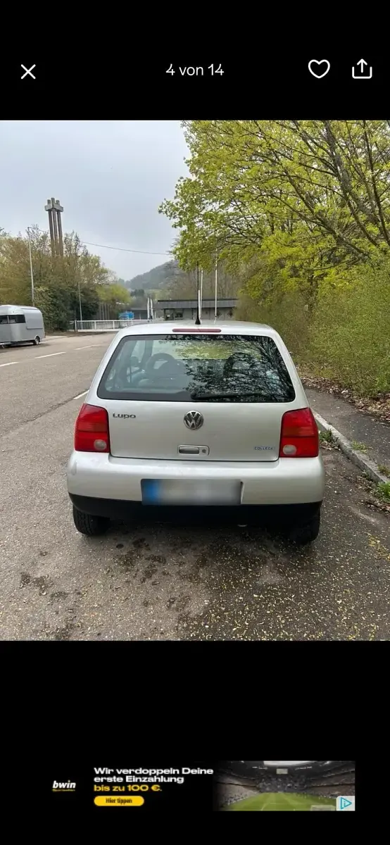 Gebraucht VW Lupo Edition 60 PS (44 kW) 2001 Grau Kleinwagen
