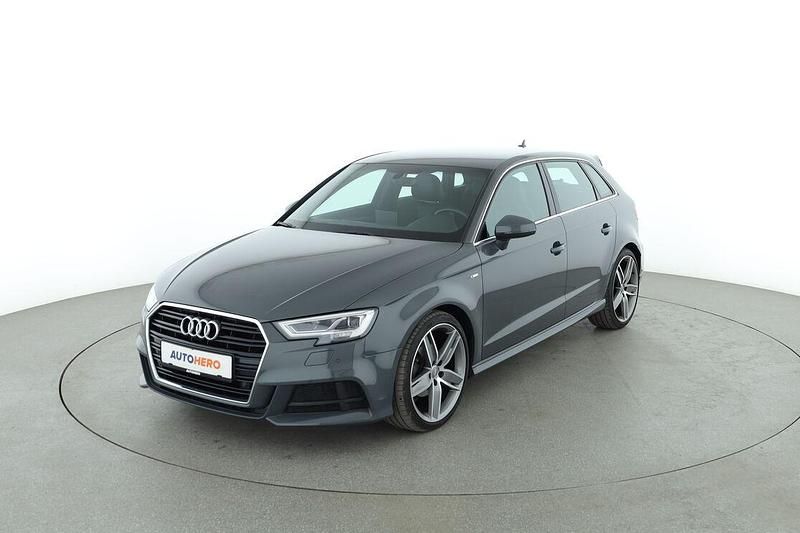Grau Gebraucht 2018 Audi A3 Sport Limousine | 19.360 € (Fairer Preis) - Bild 1/3