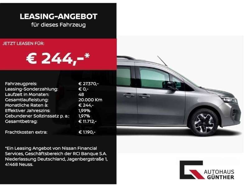 Grau Neu 2025 Nissan Townstar N-Connecta Van / Kleinbus | 26.775 € (Guter Preis) - Bild 1/4