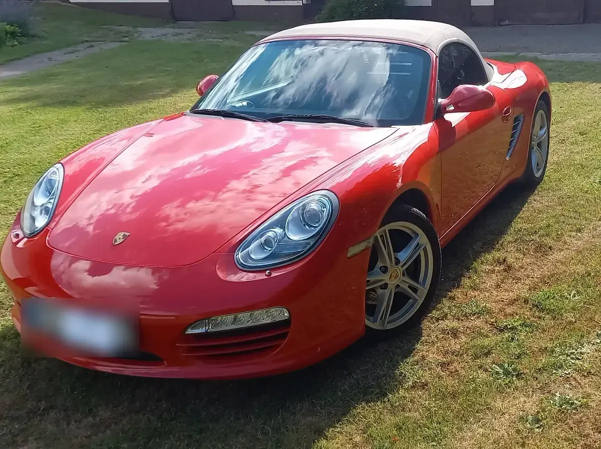 Gebraucht Porsche Boxster 256 PS (188 kW) 2009 Rot Cabrio