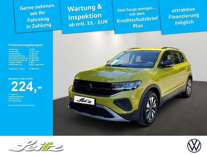 Grape yellow Gebraucht 2024 VW T-Cross Goal SUV | 21.999 € (Superpreis) - Bild 1/3