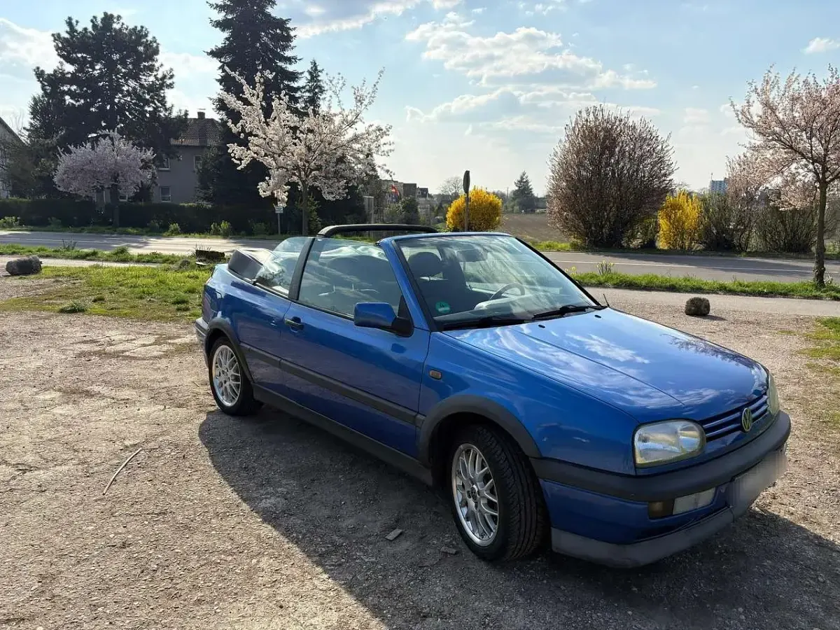 Brugt VW Golf Cabriolet Edition 101 HK (74 kW) 1998 Blå Cabriolet