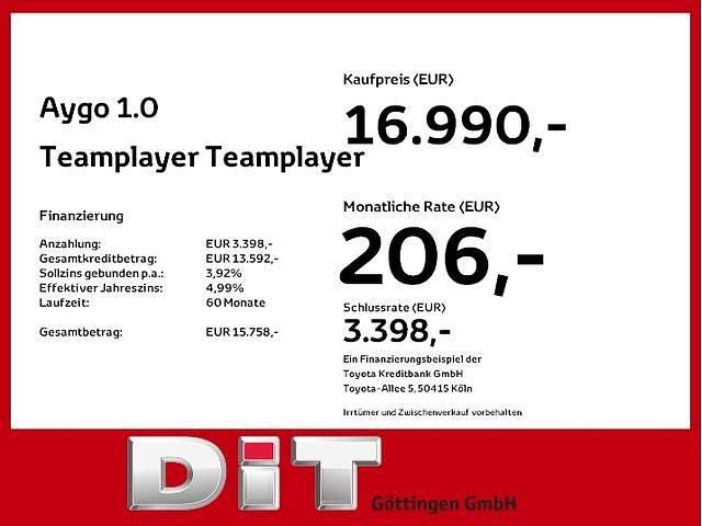 Neu Toyota Aygo 72 PS (52 kW) 2025 Juniper blue (8y8)/ black mica Kleinwagen