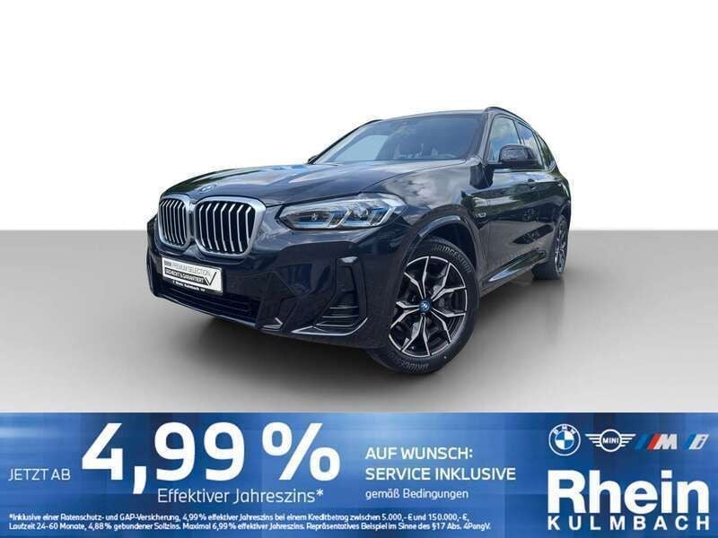 Carbonschwarz met. Gebraucht 2022 BMW X3 M Sport SUV | 37.460 € (Fairer Preis) - Bild 1/4