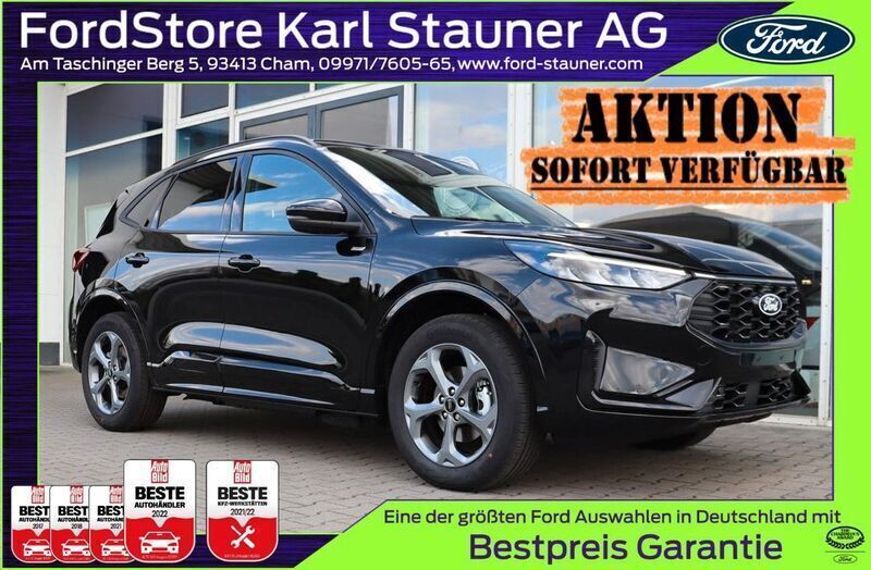 Black metallic Neu 2025 Ford Kuga ST-Line SUV | 36.180 € (Superpreis) - Bild 1/4
