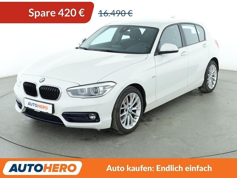 Weiß Gebraucht 2016 BMW 118 Sport Line Kleinwagen | 16.070 € (Etwas zu teuer) - Bild 1/3